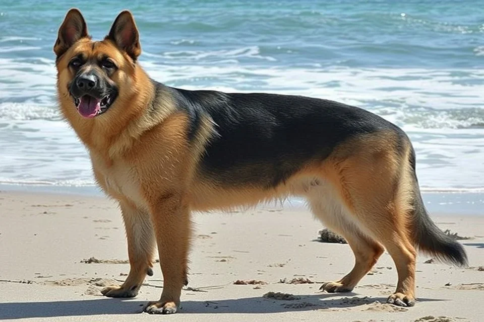 German Shepherd - AI-generated breed portrait